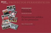 Proyectos Periodísticos 2008