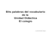 Bits Vocabulario  Colegio