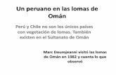 Un peruano en las lomas de Omán