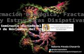 Información Biológica, Fractales   y Estructuras Disipativas