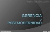 Conferencia gerencia y postmodernidad