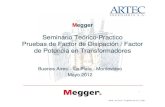 Megger   2 pruebas transformadores