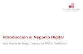 Introducción al Negocio Digital. Saúl García de Diego