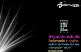 Tendencias en Navegación Móvil by Antevenio Mobile