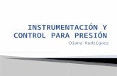 Instrumentación y control para presión