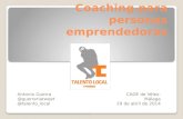 Coaching para Personas Emprendedoras (Jornada CADE Vélez-Málaga-19 abril 2014)