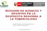 Avances regionales en la lucha contra la TB en el año 2013 en el departamento de Ucayali
