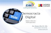 Democracia Digital - Open Data & i-Participación, caso de VotoTransparente.ec