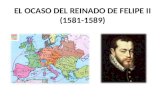 El ocaso del reinado de Felipe II