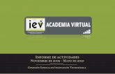 Informe de actividades 2009 2010 academia virtual-iev_9 de mayo del 2010_v1