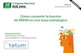 2012 03-06 - cómo convertir la función de rrhh en una baza estratégica - cnrh valencia
