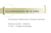 La colonización de la india - Constanza Pedemonte y Rosario Herrerara