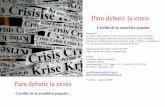 Cartilha Da Crise   Em Espanhol