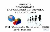 Unitat 9   2013-14 - població espanya i catalunya
