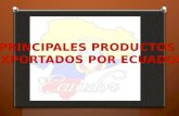 Productos que exporta el ecuador
