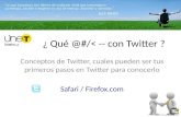 Redes sociales para Une-T (Twitter)