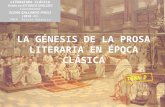 Tema 9 (3). La génesis de la prosa literaria latina