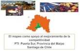 El mapeo como apoyo al mejoramiento de la competitividad PTI  Puerta Sur, Provincia del Maipo Santiago de Chile
