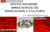 Informe Transferencia Sector Educación - Gana Peru