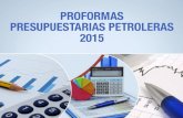 EC 398 Mención proformas presupuestarias petroleras 2015