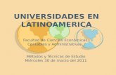 Universidades en latinoamerica