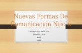 Nuevas formas de comunicación ntic`s