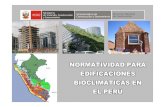 114 ministerio de vivienda   normatividad para edificaciones bioclimaticas en el perú