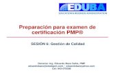 6.1 preparacion para pmp, sesion 6, gestion de calidad rev5