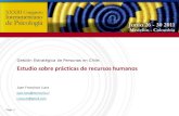 Gestión estratégica de personas en Chile  - Congreso SIP 2011