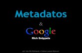 Metadatos & Google Rich Snippets