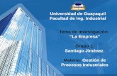 Las Empresas y su relación en Ecuador- Santiago Jiménez