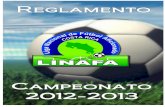 Reglamento 2012 2013 LINAFA