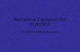 Barcelona CampeóN De Europa