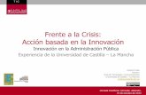 Frente a la crisis: Acción basada en la Innovación