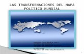 Transformacion del mapa politico mundial