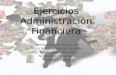 Ejercicios administración financiera