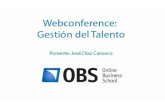 Webconference ¿Dónde buscan las empresas el talento? Inauguración Foro de Empleo