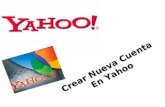 Instrucciones para crear una cuenta en Yahoo