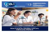 DEMRE: [Respuestas 2] Ciencias PSU 2011