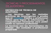 Auditoria i tecnicas y procedimientos de auditoria1