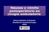 NáUsea Y VóMito Postoperatorio En CirugíA Ambulatoria