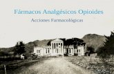Farmacos analgesicos opiodes efectos farmacologicos