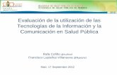 Evaluación de la utilización de las Tecnologías de la Información y la Comunicación en Salud Pública