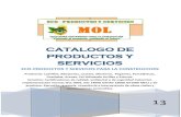 Catalogo eco productos y servicios ecomol 2013