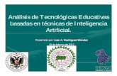 Análisis de tecnologías educativas basadas en técnicas de Inteligencia Artificial