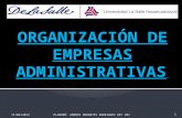 Organizacion de empresas administrativas..