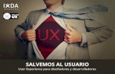 Taller UX: Salvando al usuario - Diseño visual