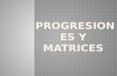 Progresiones y matrices
