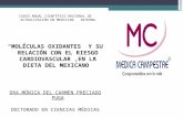Moléculas oxidantes  y su relación con el riesgo cardiovascular ,en la dieta del mexicano