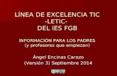 Línea de Excelencia TIC -LETIC- en el IES García Bernalt.